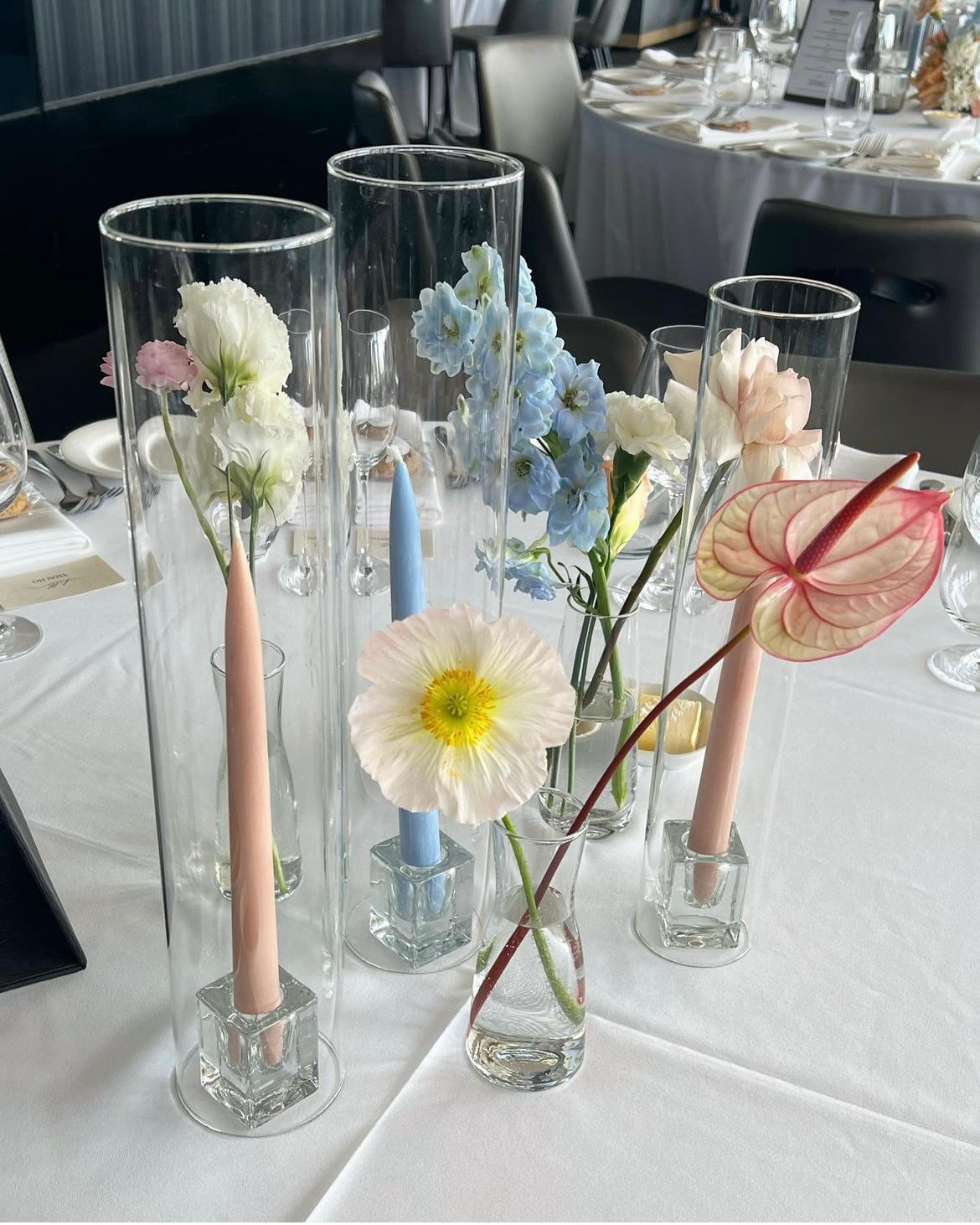 Table Flower Clouds + Bud Vases