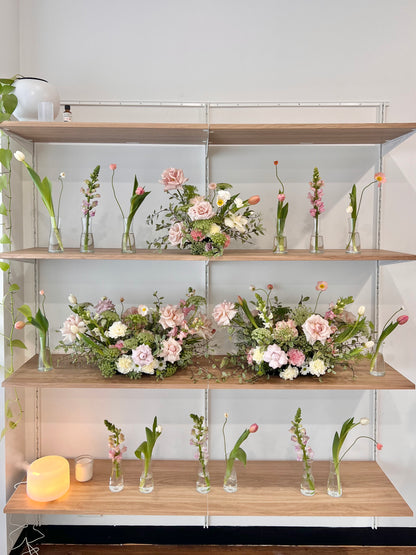 Table Flower Clouds + Bud Vases