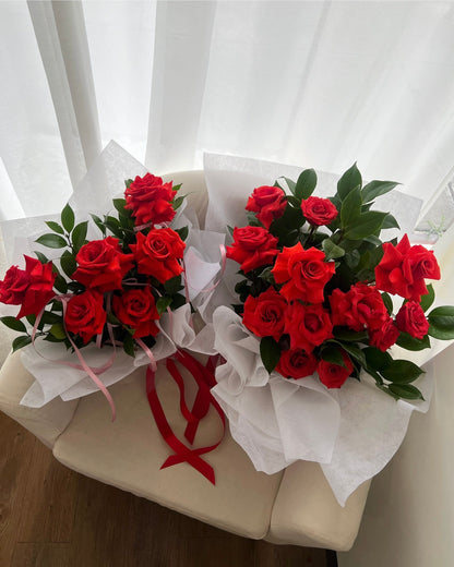 Melbourne valentine's day red roses premium flower delivery and pickup 