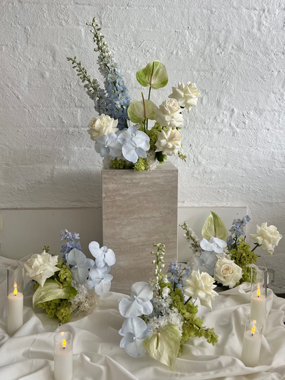 Table Flower Clouds + Bud Vases