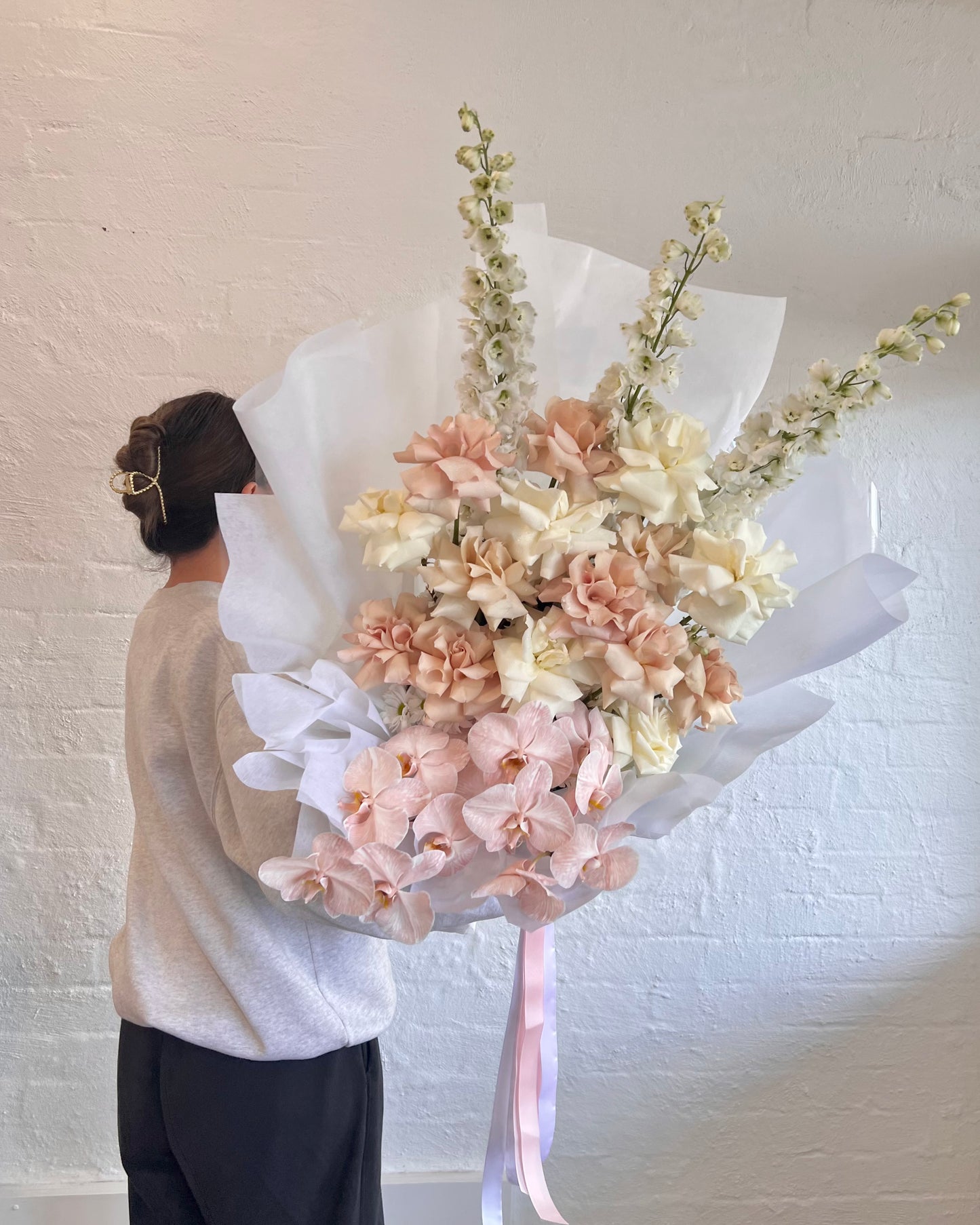 Pink Lemonade Bouquet - Moodie Studios Melbourne Florist Fresh Flowers