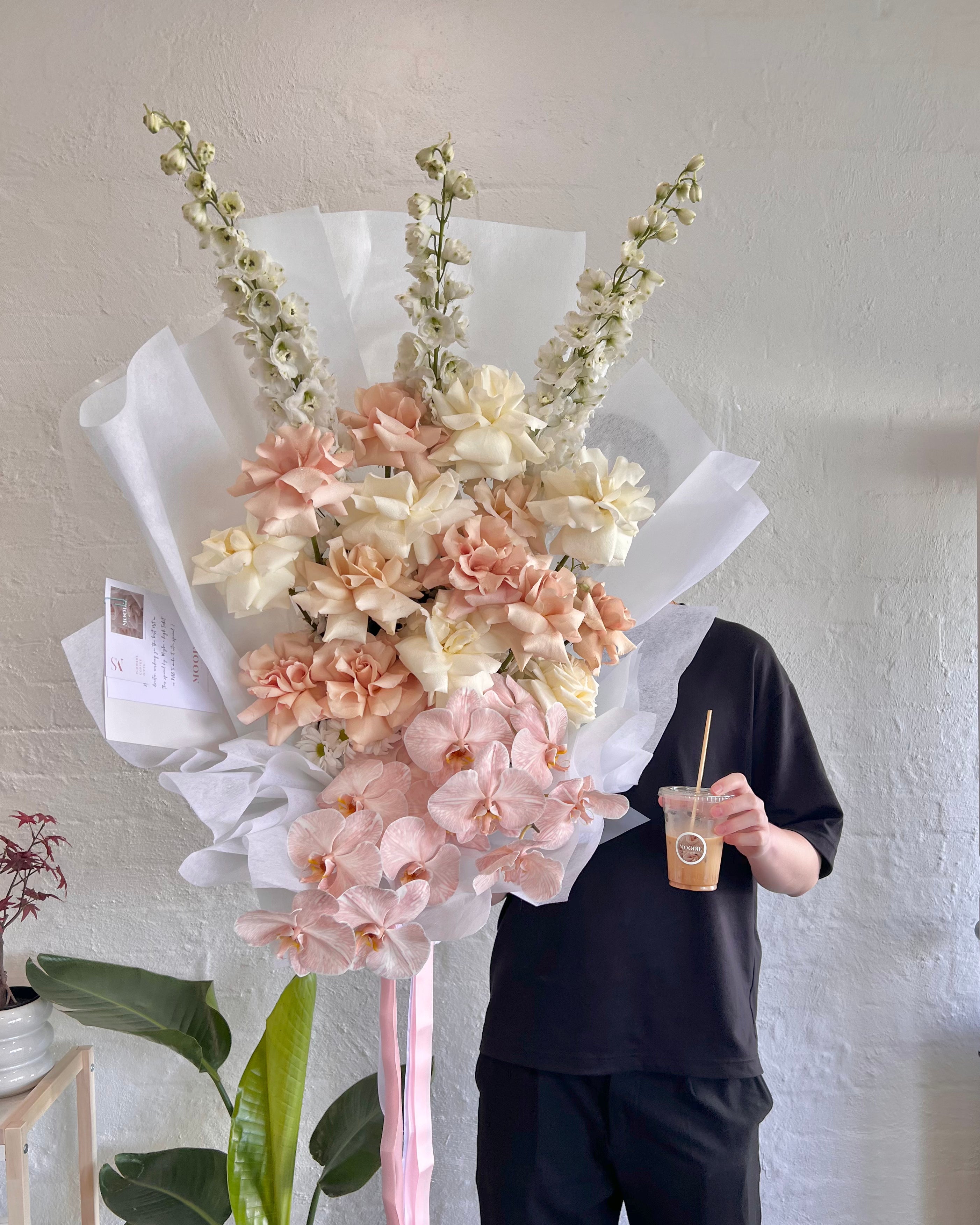 Pink Lemonade Bouquet - Moodie Studios Melbourne Florist Fresh Flowers
