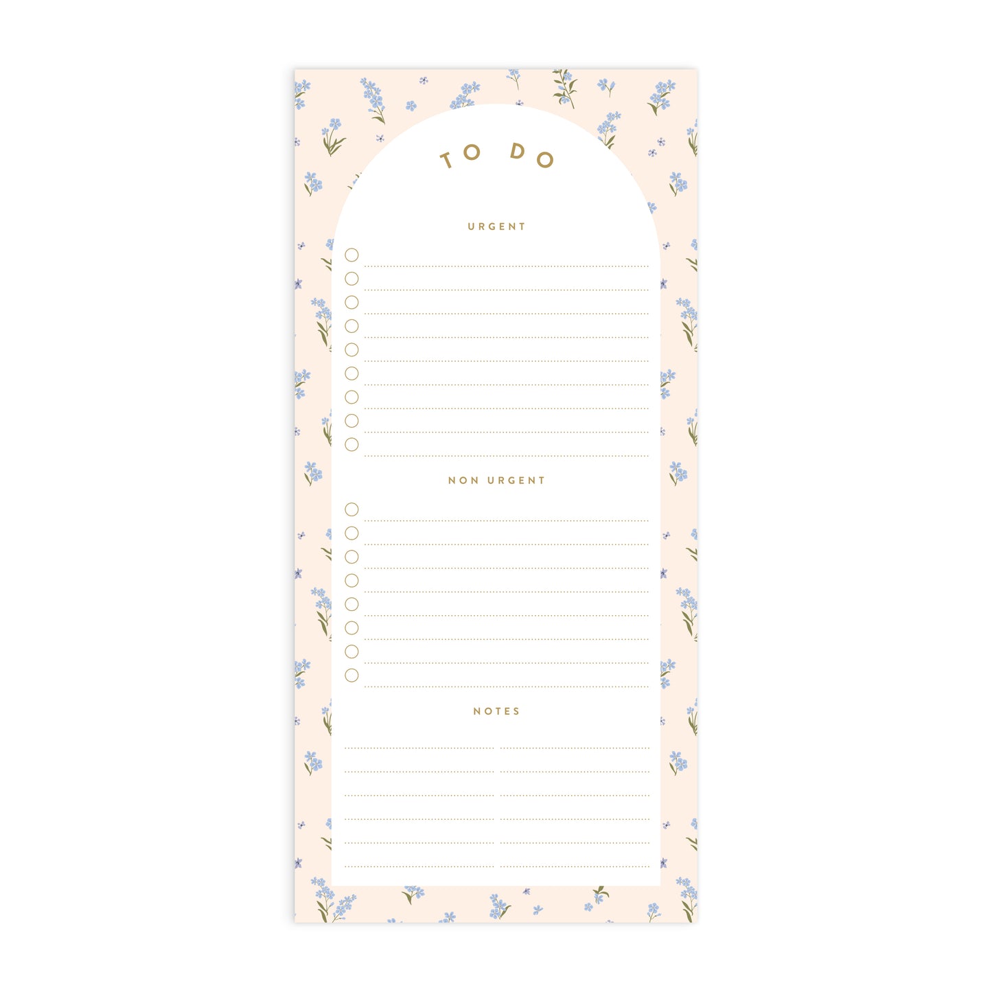 Forget-Me-Not DL To Do Magnet Notepad