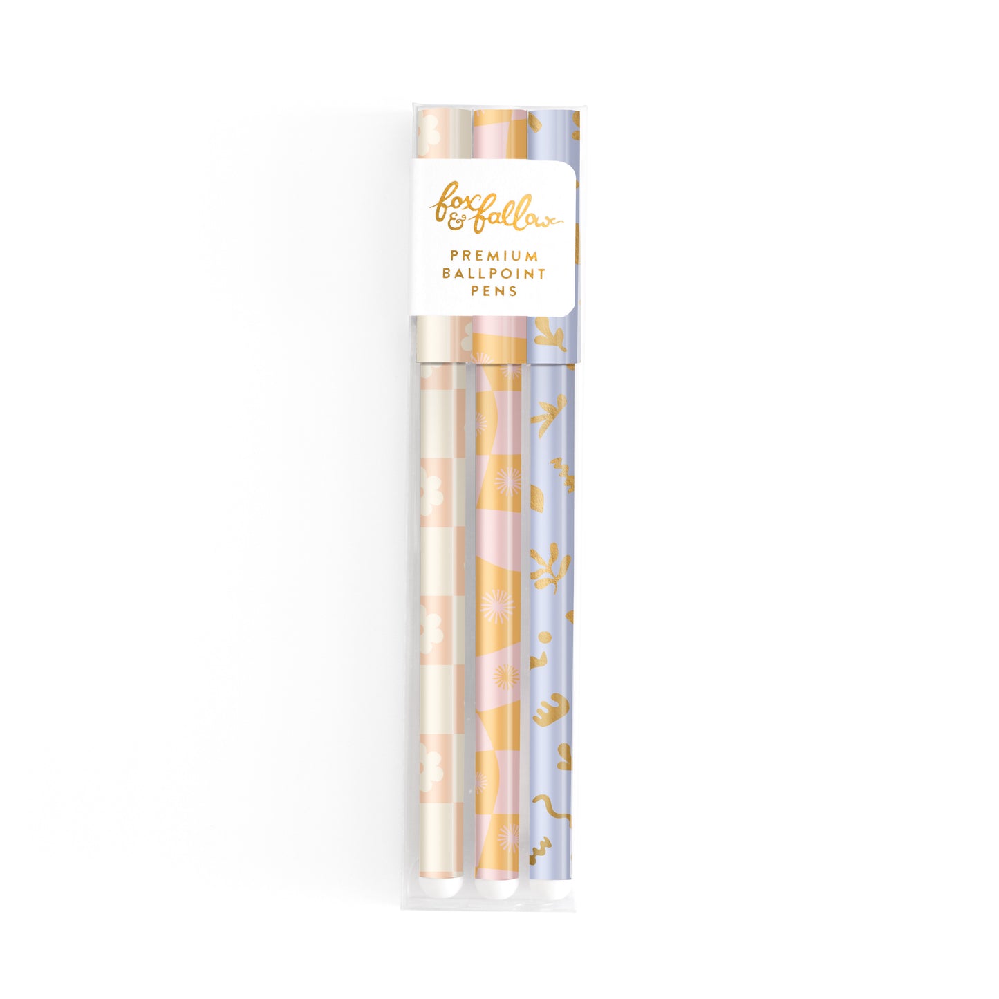 Daisy Grid Ballpoint Pen Pack