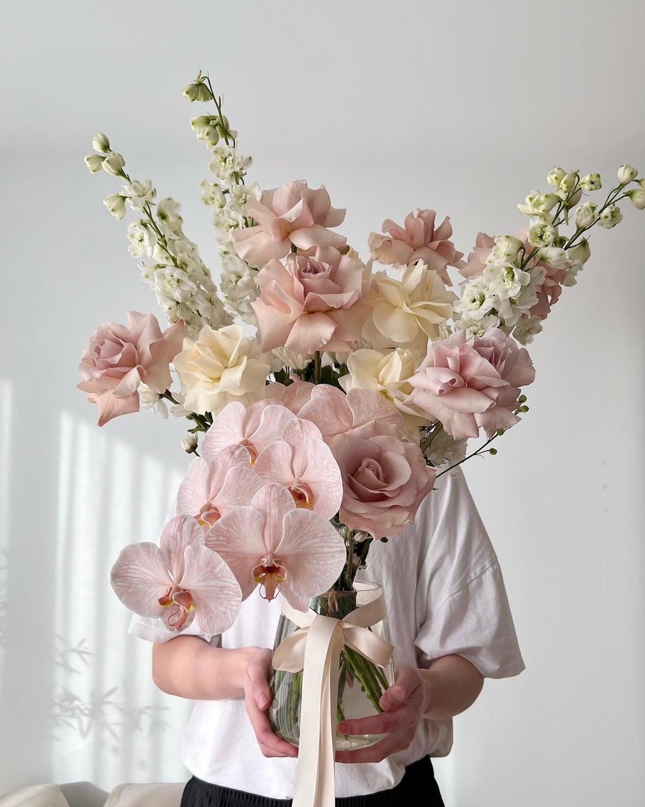 Pink Lemonade Bouquet - Moodie Studios Melbourne Florist Fresh Flowers