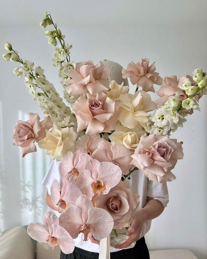 Pink Lemonade Bouquet - Moodie Studios Melbourne Florist Fresh Flowers