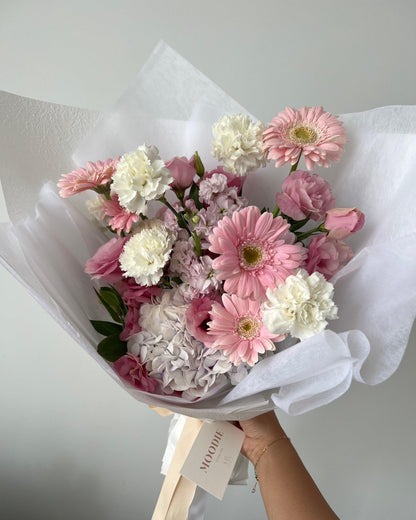 Marshmallow Bouquet - Moodie Studios Melbourne Florist Fresh Flowers