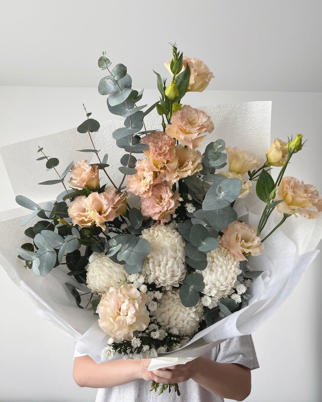 Iced Chai Bouquet - Moodie Studios Melbourne Florist Fresh Flowers